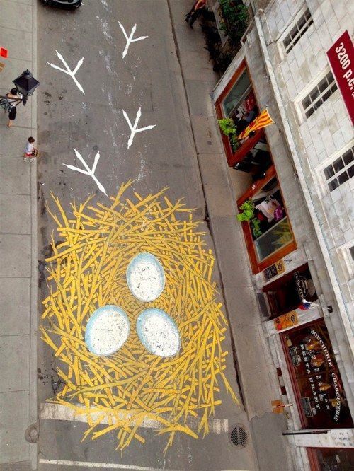 Campaña de arte callejero por Peter Gibson 9