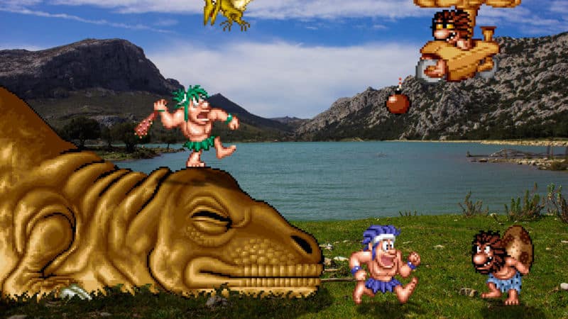 Mezclar fotos reales y videojuegos de 16 bits es puro ingenio