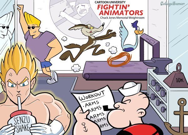 Dibujos animados en la Universidad 12