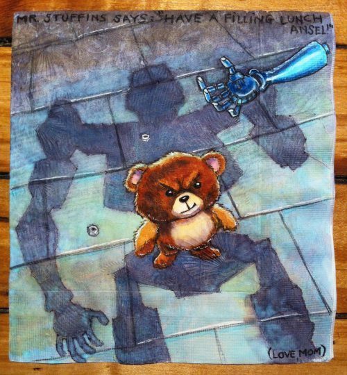 Arte sobre servilletas 21