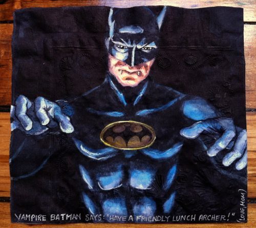 Arte sobre servilletas 22