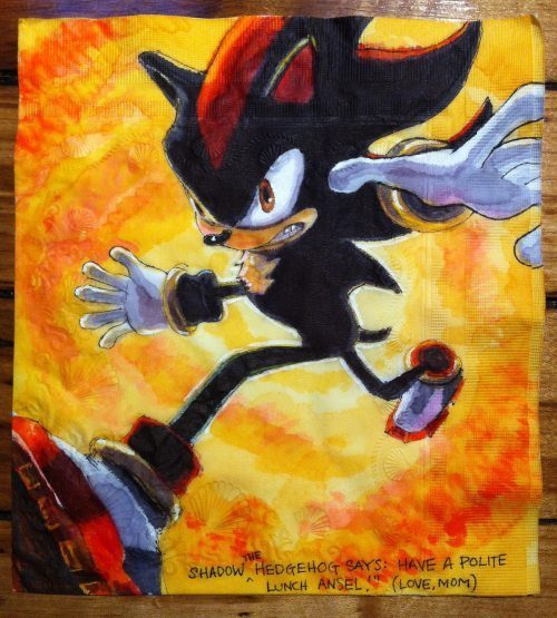 Arte sobre servilletas 39