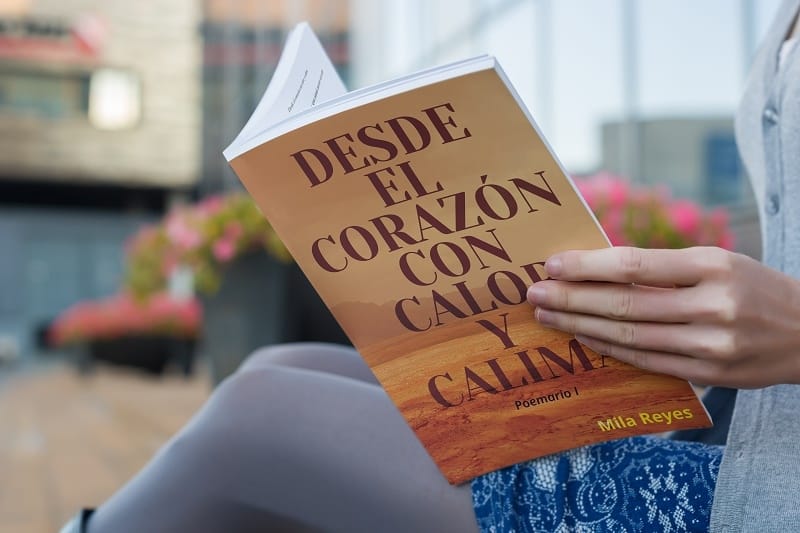 "Desde el corazón con calor y calima" el libro de Mila Reyes 1 "Desde el corazón con calor y calima" el libro de Mila Reyes 2