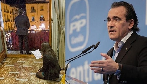 Dimite el exalcalde del PP en Gandía al que una mujer le leía los discursos de rodillas 1 Dimite el exalcalde del PP en Gandía al que una mujer le leía los discursos de rodillas 2