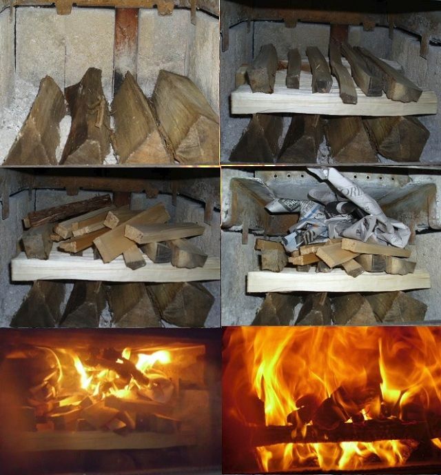 Hacer fuego perfecto al reves