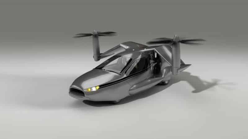 TF-X: Coche volador de despegue vertical 4