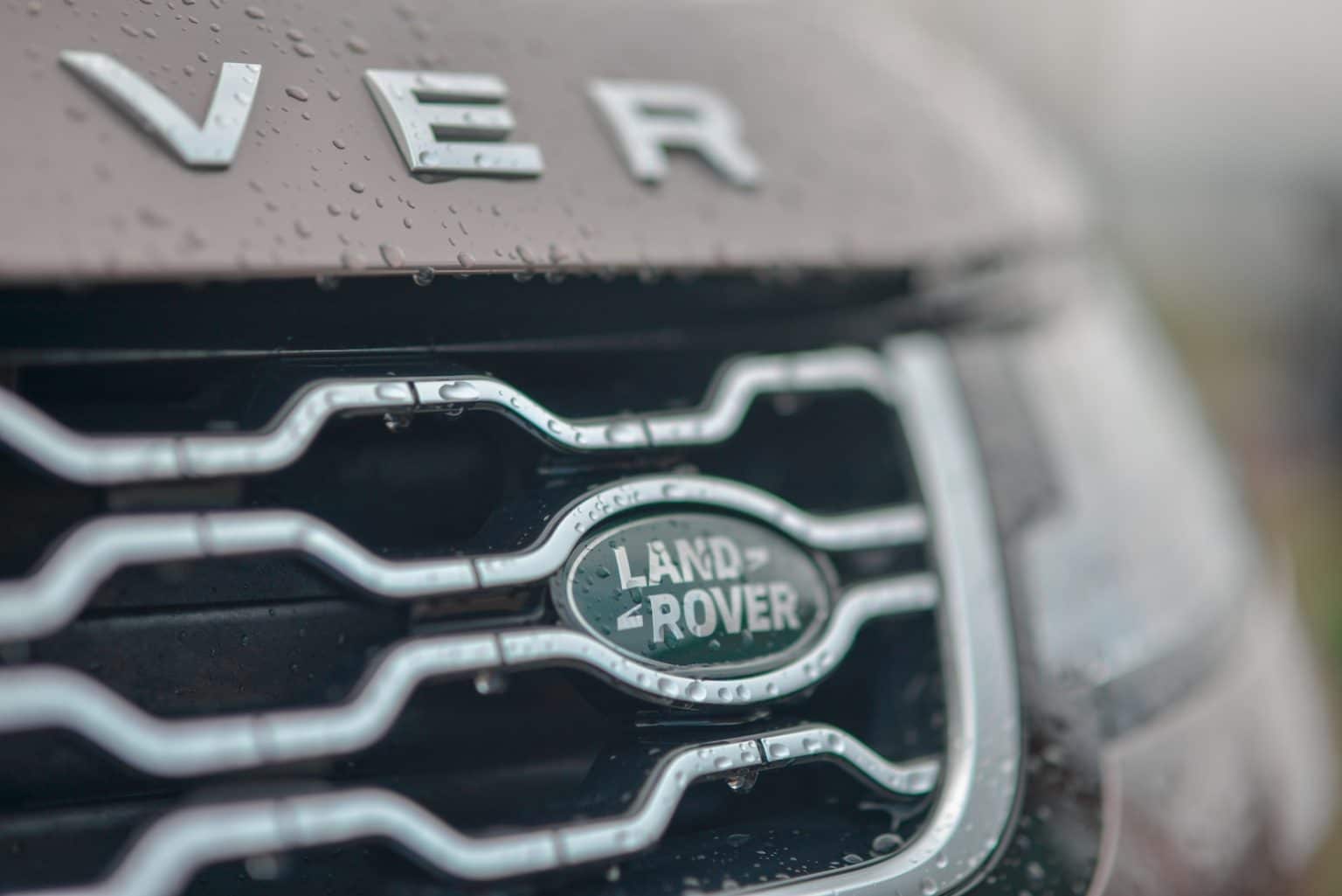 black Land Rover emblem