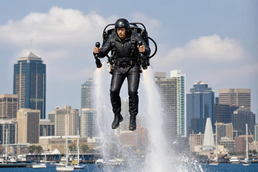 Imagen sobre La Mochila Voladora o Jetpack ya es una - La mochila voladora, también conocida como Jetpack, representa un